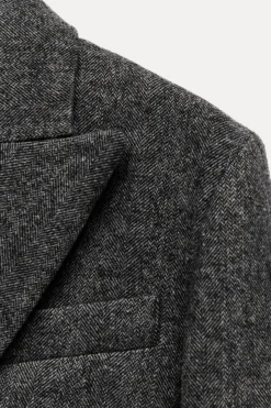 Fashion BLAZER ESPIGA CON LANA ZW COLLECTION Mujer Blazers / Chalecos