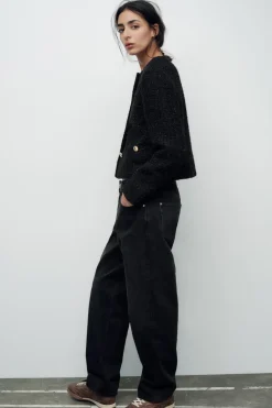 Sale BLAZER ESTRUCTURA HILO METALIZADO Mujer Blazers / Chalecos