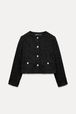 Sale BLAZER ESTRUCTURA HILO METALIZADO Mujer Blazers / Chalecos