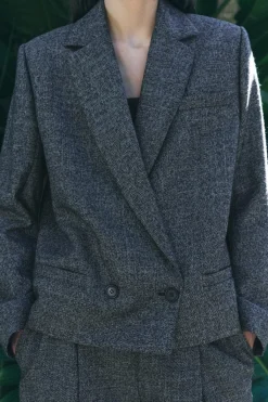 Online BLAZER ESTRUCTURA LANA 100% ZW COLLECTION Mujer Blazers / Chalecos