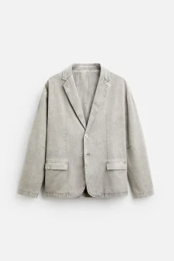 Clearance BLAZER ESTRUCTURA LAVADA Hombre Blazers