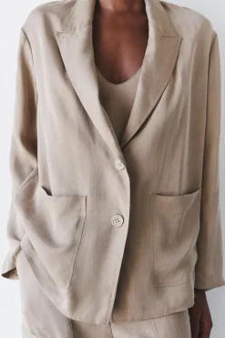 Online BLAZER FLUIDA ZW COLLECTION Mujer Blazers / Chalecos