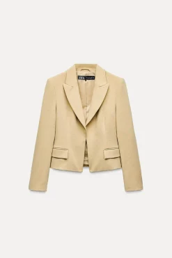 Discount BLAZER HOMBRERAS BRILLOS Mujer Blazers / Chalecos