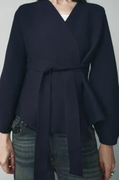 Hot BLAZER HOMBRERAS PUNTO CINTURÓN Mujer Blazers / Chalecos|Cárdigan / Jerséis