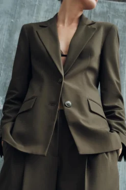 Clearance BLAZER LARGA RECTA Mujer Blazers / Chalecos