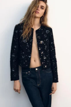 Best BLAZER LENTEJUELAS Mujer Blazers / Chalecos