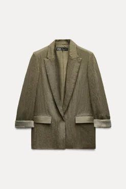 Hot BLAZER MANGA REMANGADA Mujer Blazers / Chalecos