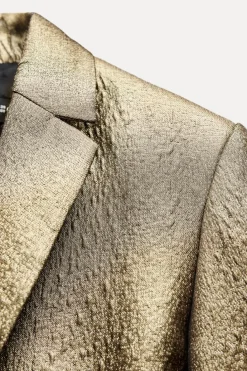 New BLAZER METALIZADA ZW COLLECTION Mujer Blazers / Chalecos