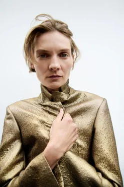 New BLAZER METALIZADA ZW COLLECTION Mujer Blazers / Chalecos