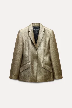 New BLAZER METALIZADA ZW COLLECTION Mujer Blazers / Chalecos