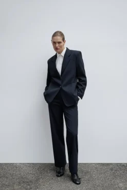 Sale BLAZER OVERSIZE BOLSILLOS ZW COLLECTION Mujer Blazers / Chalecos