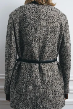 Fashion BLAZER OVERSIZE CINTURÓN ZW COLLECTION Mujer Blazers / Chalecos