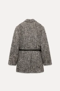 Fashion BLAZER OVERSIZE CINTURÓN ZW COLLECTION Mujer Blazers / Chalecos