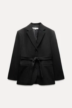 New BLAZER OVERSIZE CINTURÓN ZW COLLECTION Mujer Blazers / Chalecos