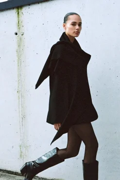 Best BLAZER OVERSIZE CON LANA BUFANDA Mujer Blazers / Chalecos