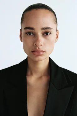 Discount BLAZER OVERSIZE CRUZADA DOBLE SOLAPA Mujer Blazers / Chalecos