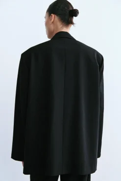 Discount BLAZER OVERSIZE CRUZADA DOBLE SOLAPA Mujer Blazers / Chalecos