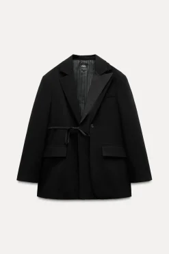 Discount BLAZER OVERSIZE CRUZADA DOBLE SOLAPA Mujer Blazers / Chalecos