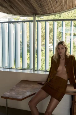 Online BLAZER PIEL ANTE ZW COLLECTION Mujer Chaquetas / Cazadoras