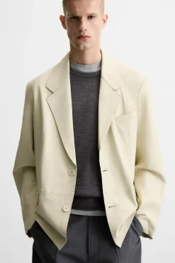 Discount BLAZER PIEL LIMITED EDITION Hombre Piel|Blazers