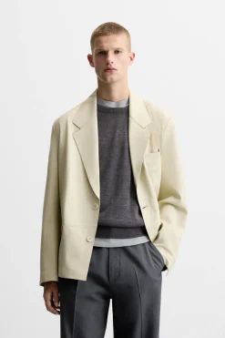 Discount BLAZER PIEL LIMITED EDITION Hombre Piel|Blazers