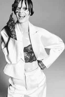 Best BLAZER SATINADA ZW COLLECTION Mujer Blazers / Chalecos