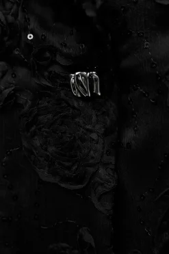 Fashion BLAZER SEMITRANSPARENTE ESTRUCTURA LENTEJUELAS Mujer Blazers / Chalecos