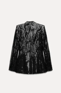 Hot BLAZER SIN SOLAPA LENTEJUELAS Mujer Blazers / Chalecos