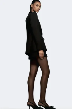 Outlet BLAZER SMOKING SOLAPA SATINADA Mujer Blazers / Chalecos