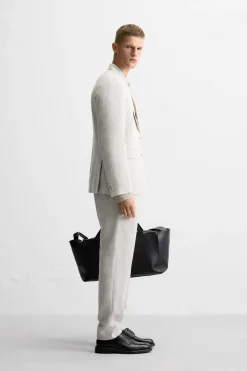 Sale BLAZER TRAJE 100% LINO Hombre Blazers