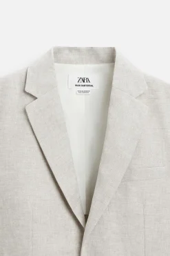 Sale BLAZER TRAJE 100% LINO Hombre Blazers