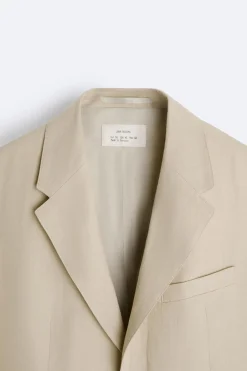 Outlet BLAZER TRAJE 100% LINO Hombre Blazers