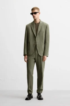 Fashion BLAZER TRAJE ALGODÓN - LINO Hombre Blazers