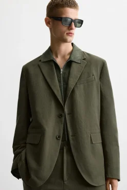 Fashion BLAZER TRAJE ALGODÓN - LINO Hombre Blazers