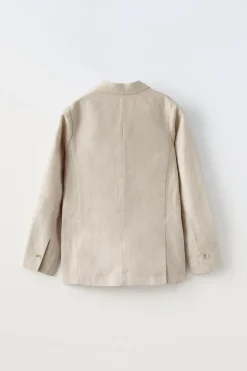 Niños ZARA 6 - 14 Años·Abrigos|6 - 14 Años·Trajes<BLAZER TRAJE CON LINO