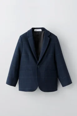 Niños ZARA 6 - 14 Años·Abrigos|6 - 14 Años·Trajes<BLAZER TRAJE CUADROS