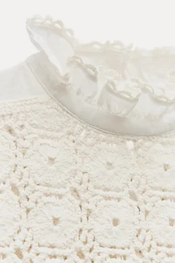 Best BLUSA COMBINADA PUNTO Mujer Cárdigan / Jerséis|Punto