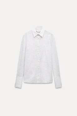 Discount BLUSA CUADROS LAZADA ZW COLLECTION Mujer Camisas / Blusas