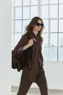 New BLUSA ESTAMPADA LAZADA ZW COLLECTION Mujer Camisas / Blusas