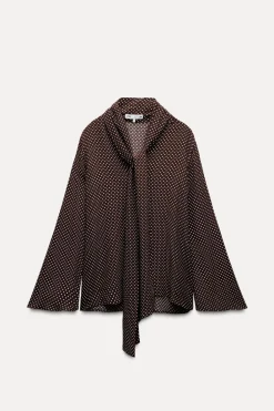 New BLUSA ESTAMPADA LAZADA ZW COLLECTION Mujer Camisas / Blusas