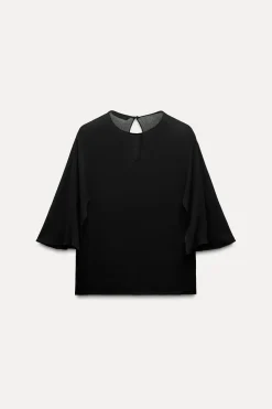 Fashion BLUSA FLUIDA CAPA ZW COLLECTION Mujer Camisas / Blusas