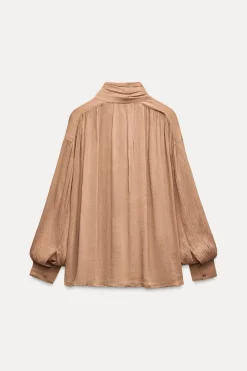 New BLUSA PAÑUELO ZW COLLECTION Mujer Camisas / Blusas