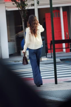 Discount BLUSA ROMÁNTICA GUIPUR Mujer Camisas / Blusas