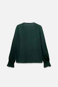 Online BLUSA ROMÁNTICA LAZADA Mujer Camisas / Blusas