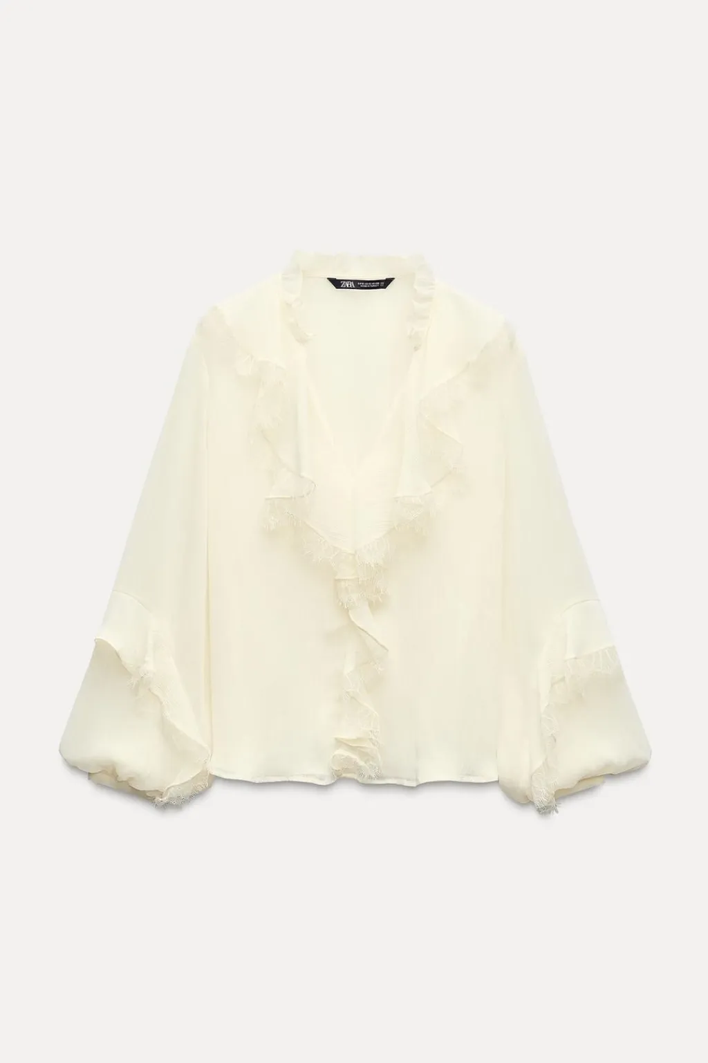 Sale BLUSA ROMÁNTICA VOLANTES Mujer Camisas / Blusas