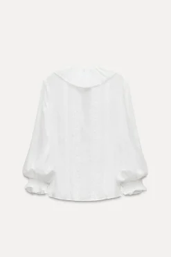 Outlet BLUSA ROMÁNTICA VOLANTES ZW COLLECTION Mujer Camisas / Blusas