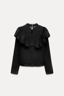 Outlet BLUSA ROMÁNTICA VOLANTES ZW COLLECTION Mujer Camisas / Blusas