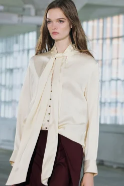 Hot BLUSA SATINADA LAZADA ZW COLLECTION Mujer Camisas / Blusas