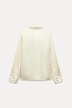 Hot BLUSA SATINADA LAZADA ZW COLLECTION Mujer Camisas / Blusas