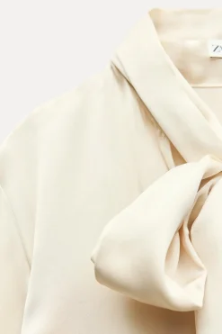 Hot BLUSA SATINADA LAZADA ZW COLLECTION Mujer Camisas / Blusas